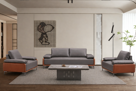 Aurelio Leather Sofa