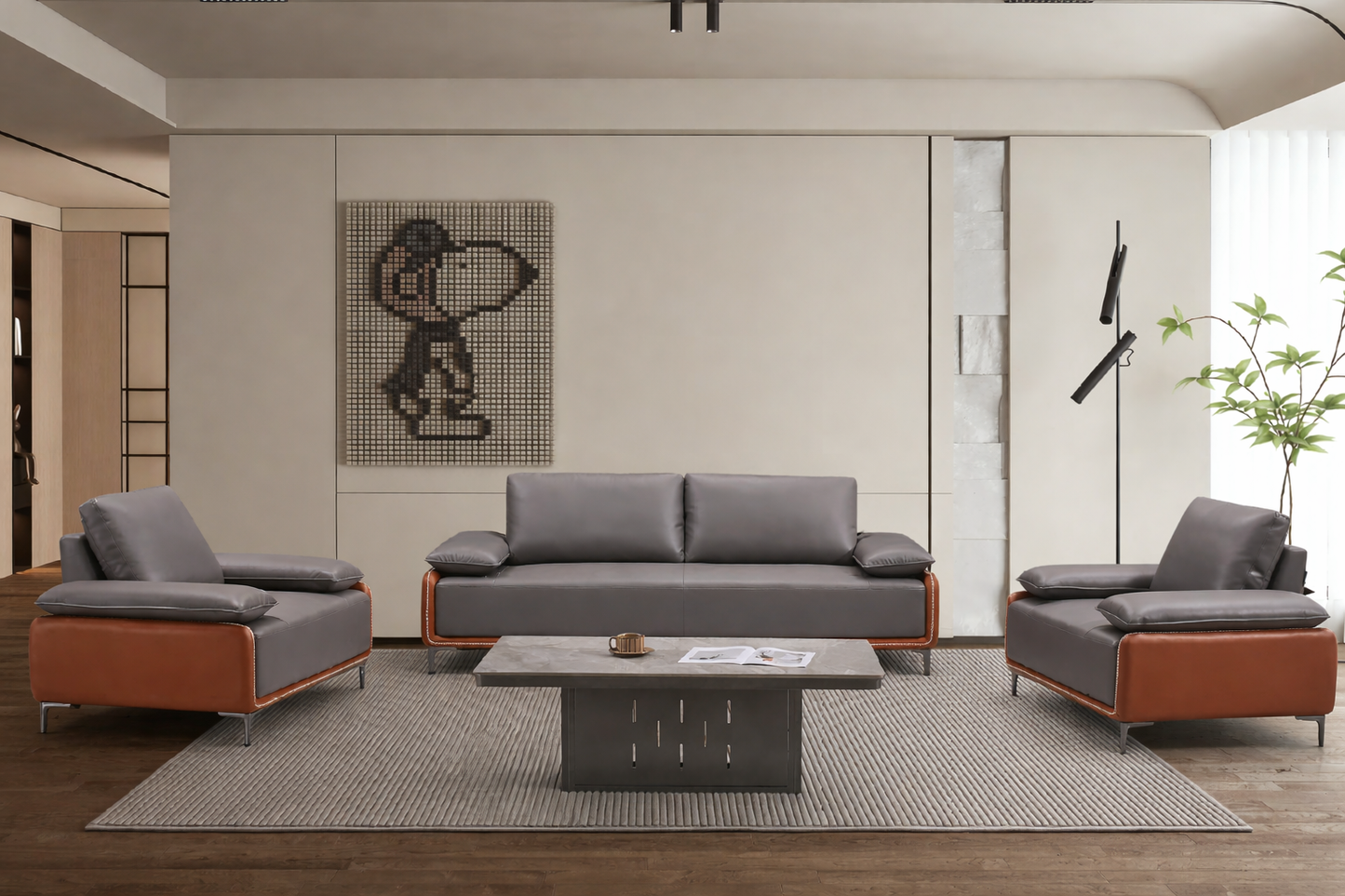 Aurelio Leather Armchair