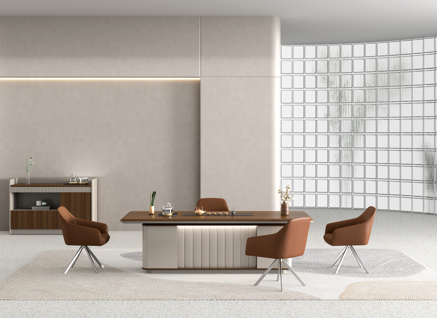 Loch Gowrie negotiation table