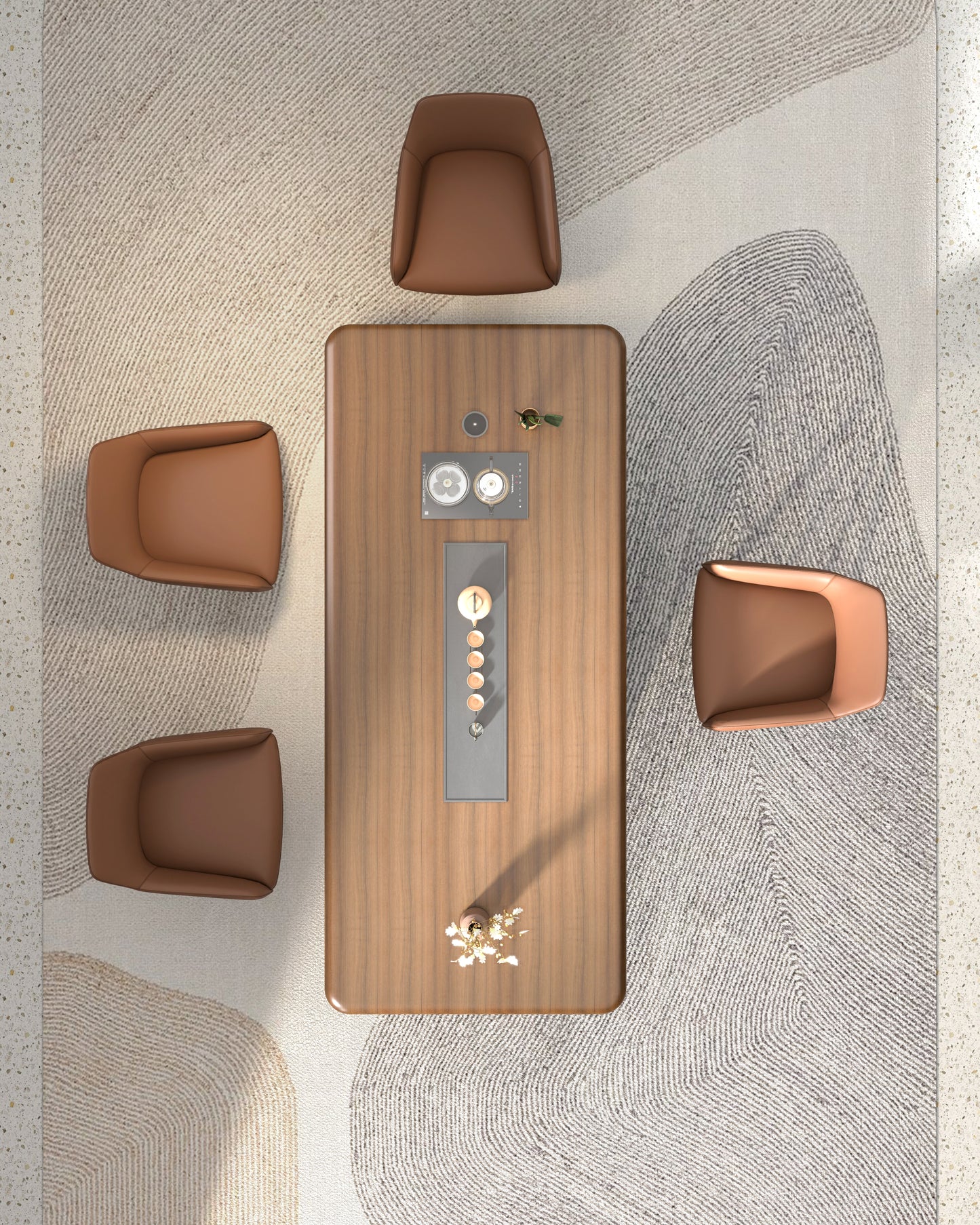 Loch Gowrie negotiation table