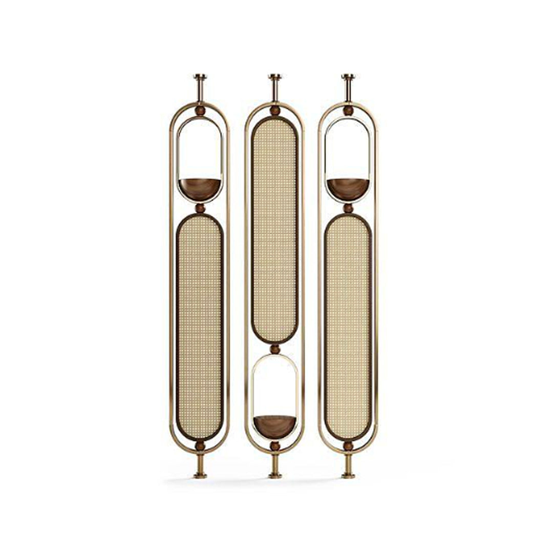 Art  glass partition