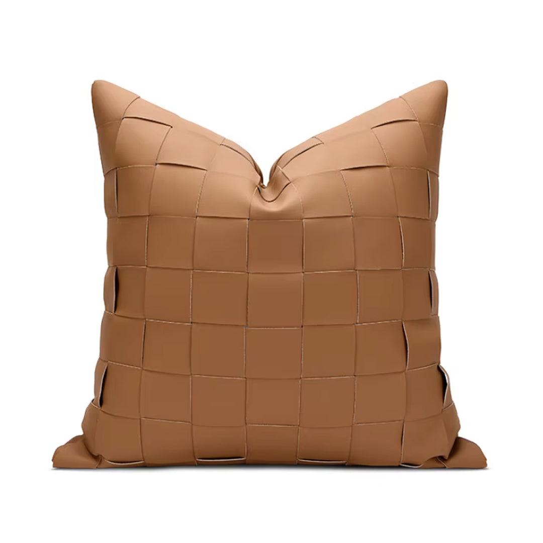 Leather cushion